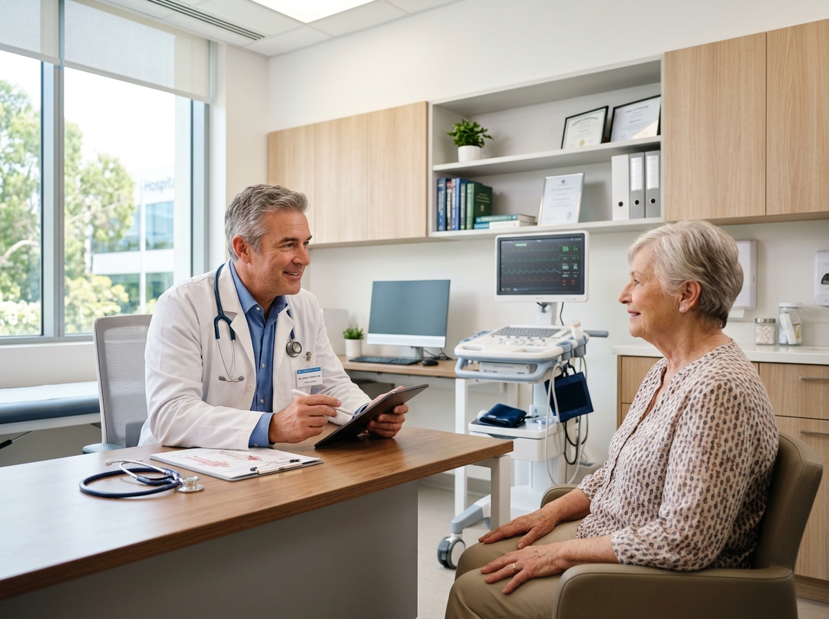 Compassionate healthcare consultation at MediCare Hospital